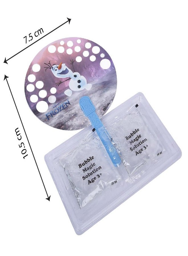 Bubble Magic FanBubs Olaf Theme|Thick Viscous Concentrate Solution Pouches with Hand Fan|Just Dip, Wave& Play|Bubble Maker|Best Birthday&Return Gifts for Kids 3yrs+|Outdoor Indoor Toy|Made in India - Image 3